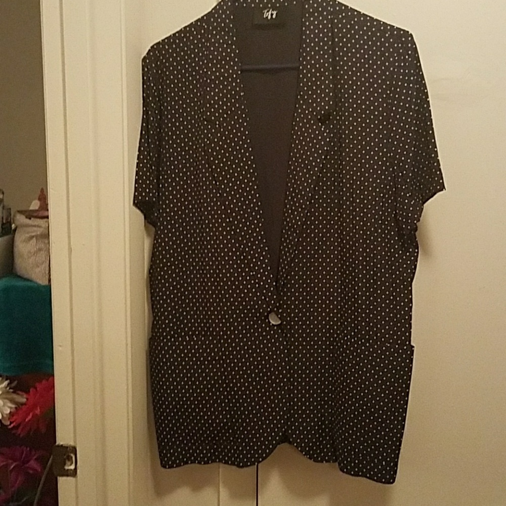 Polka dot skirt and top
